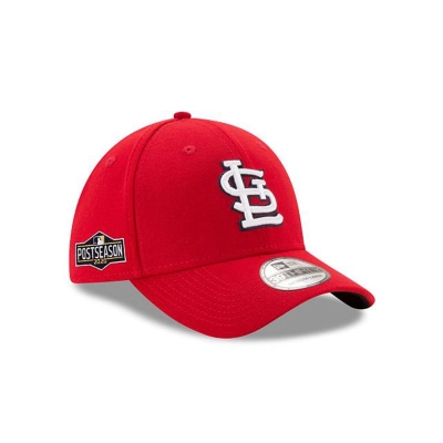 Sapca New Era St. Louis Cardinals MLB Postseason Side Patch 39THIRTY Stretch Fit - Rosii